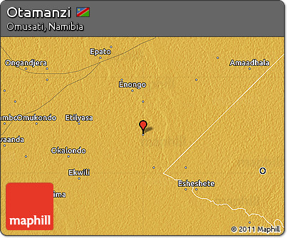 Physical Map of Otamanzi