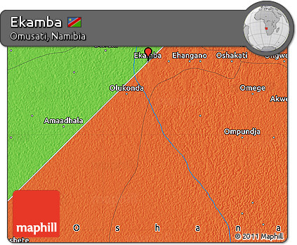 Political Map of Ekamba