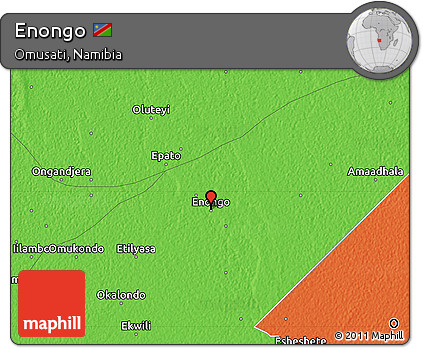 Political Map of Enongo