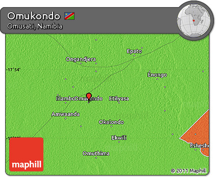 Political Map of Omukondo