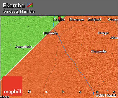 Political Map of Ekamba
