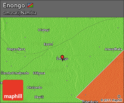 Political Map of Enongo