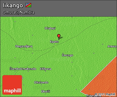 Political Map of Iikango