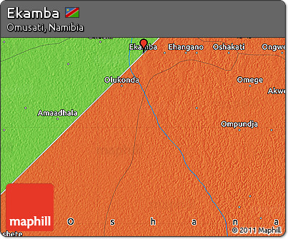Political Map of Ekamba