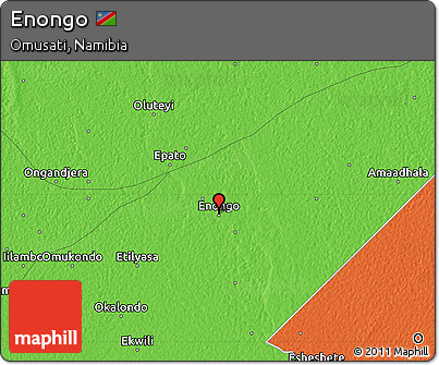 Political Map of Enongo