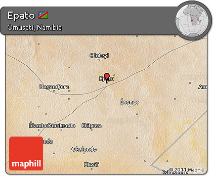 Satellite Map of Epato