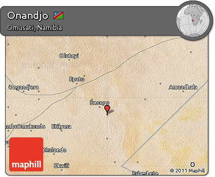 Satellite Map of Onandjo