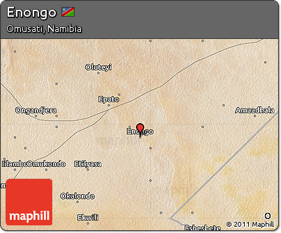 Satellite Map of Enongo