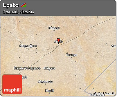 Satellite Map of Epato