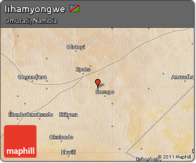 Satellite Map of Iihamyongwe