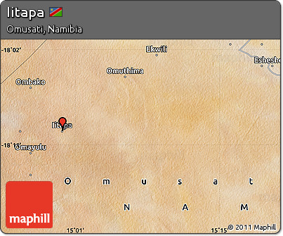 Satellite Map of Iitapa