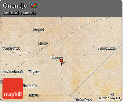 Satellite Map of Onandjo