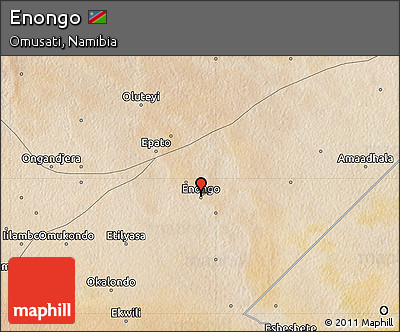 Satellite Map of Enongo