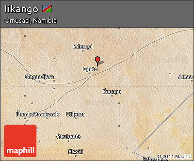 Satellite Map of Iikango