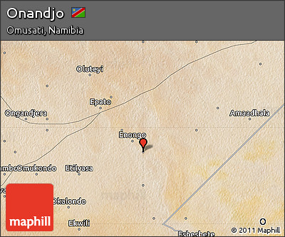 Satellite Map of Onandjo