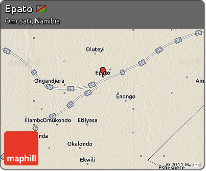 Shaded Relief Map of Epato
