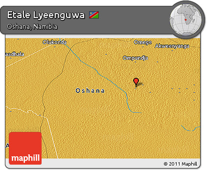 Physical Panoramic Map of Etale Lyeenguwa