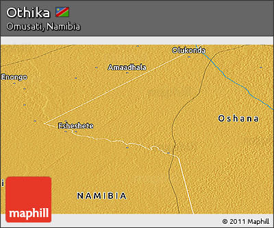 Physical Panoramic Map of Othika
