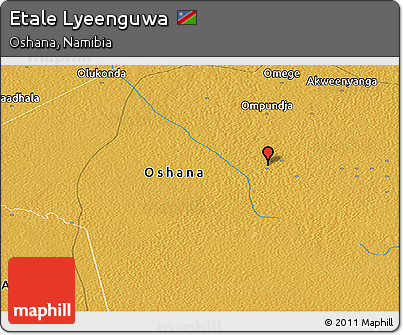 Physical Panoramic Map of Etale Lyeenguwa