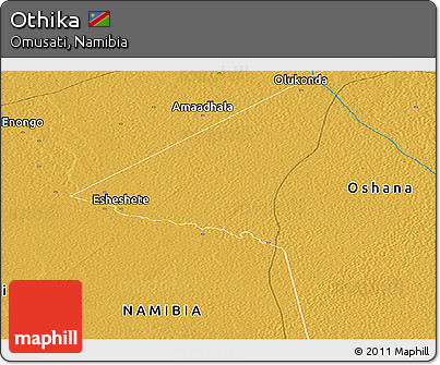 Physical Panoramic Map of Othika