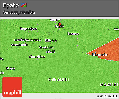 Political Panoramic Map of Epato