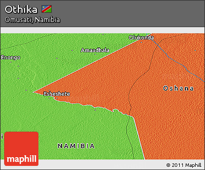 Political Panoramic Map of Othika