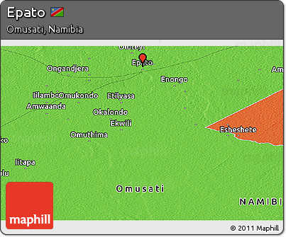 Political Panoramic Map of Epato