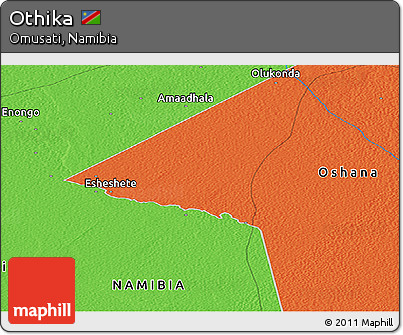 Political Panoramic Map of Othika