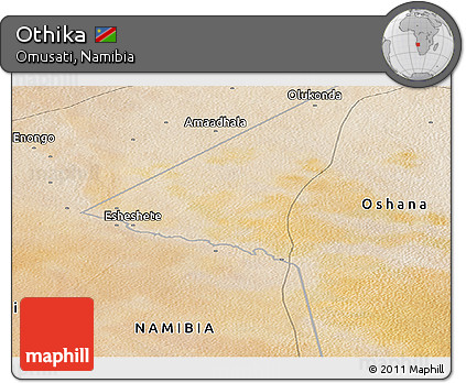 Satellite Panoramic Map of Othika