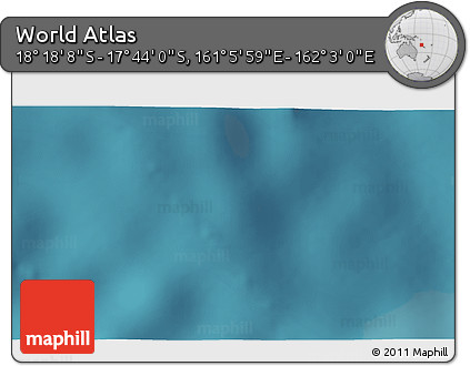Satellite 3D Map of the Area around 18° 1' 4" S, 161° 34' 29" E