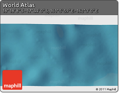 Satellite 3D Map of the Area around 18° 1' 4" S, 161° 34' 29" E