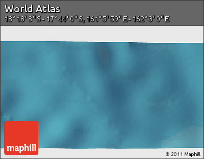 Satellite 3D Map of the Area around 18° 1' 4" S, 161° 34' 29" E
