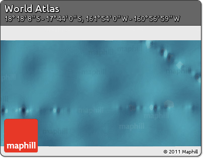 Satellite 3D Map of the Area around 18° 1' 4" S, 161° 25' 30" W