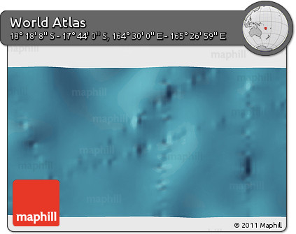 Satellite 3D Map of the Area around 18° 1' 4" S, 164° 58' 29" E