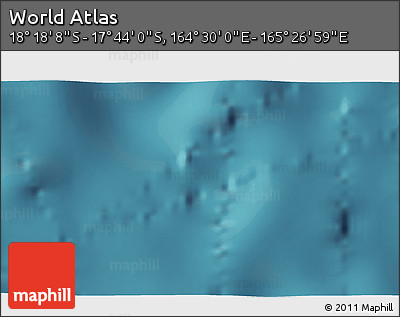 Satellite 3D Map of the Area around 18° 1' 4" S, 164° 58' 29" E