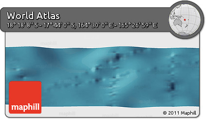 Satellite Panoramic Map of the Area around 18° 1' 4" S, 164° 58' 29" E