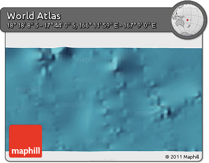 Satellite 3D Map of the Area around 18° 1' 4" S, 166° 40' 30" E