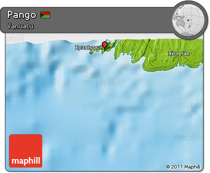 Physical 3D Map of Pango