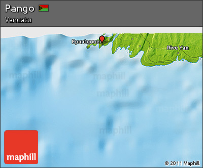 Physical 3D Map of Pango