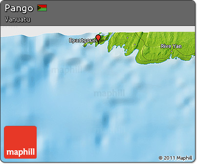 Physical 3D Map of Pango