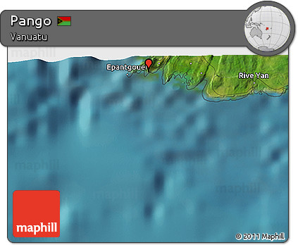 Satellite 3D Map of Pango