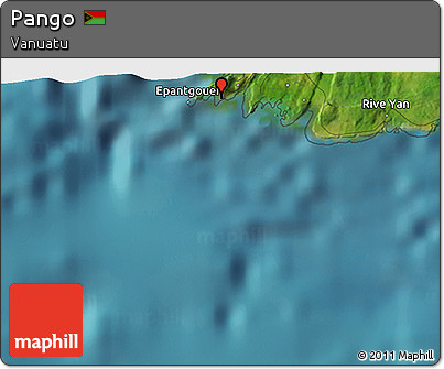 Satellite 3D Map of Pango