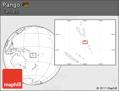 Blank Location Map of Pango
