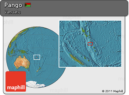 Satellite Location Map of Pango