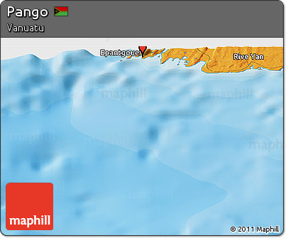Political Panoramic Map of Pango