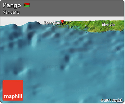 Satellite Panoramic Map of Pango