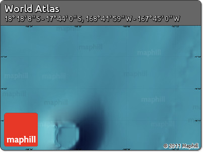 Satellite Map of the Area around 18° 1' 4" S, 168° 13' 29" W