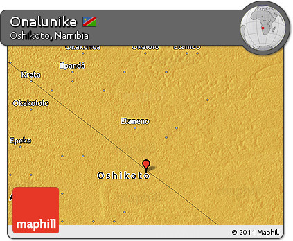 Physical 3D Map of Onalunike
