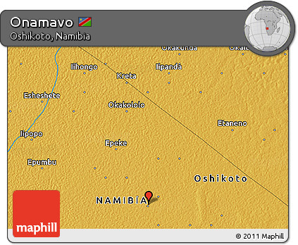 Physical 3D Map of Onamavo