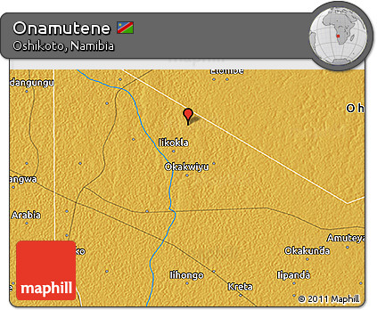 Physical 3D Map of Onamutene
